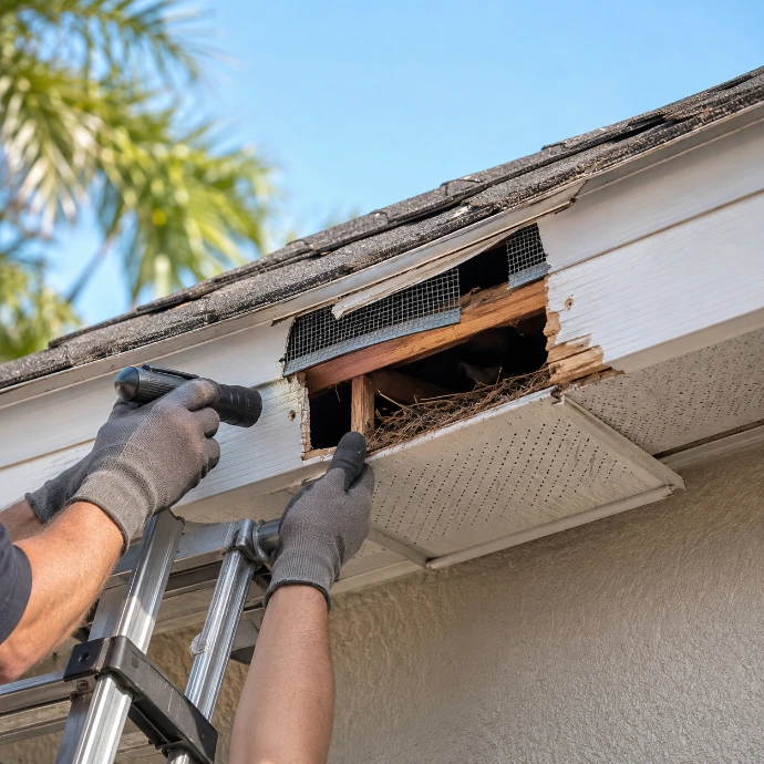 Wildlife Entry Point Repair