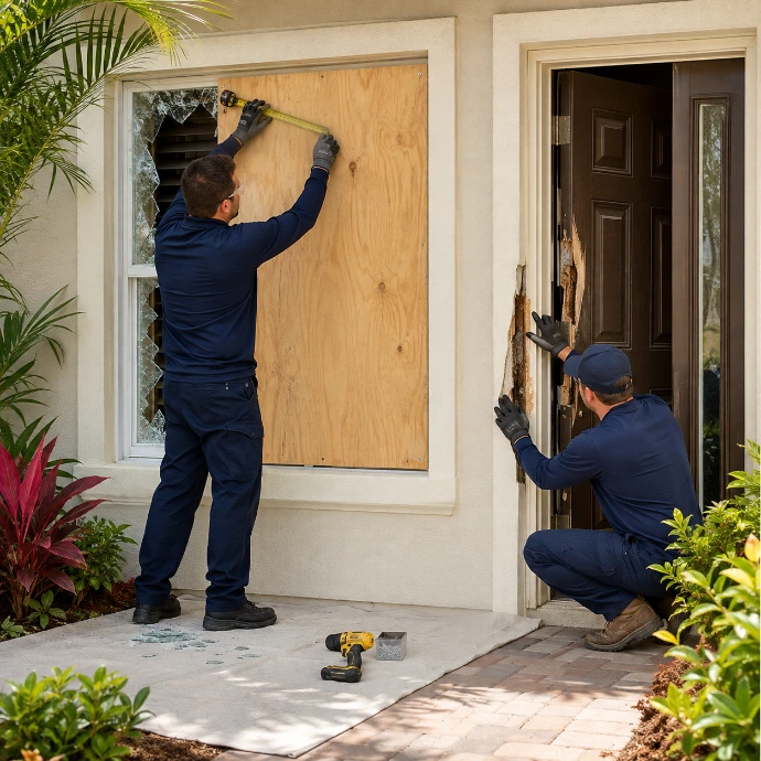 Broken Windows and Damaged Doors Repair