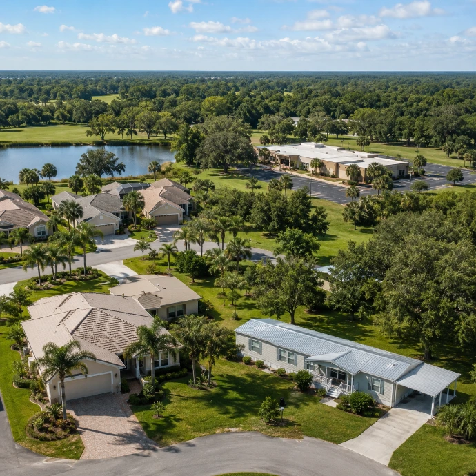 Homes, manufactured properties and commercial buildings served in Sumter County, Florida.