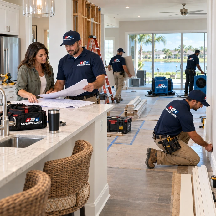 USA Responds Renovation Crew at Work