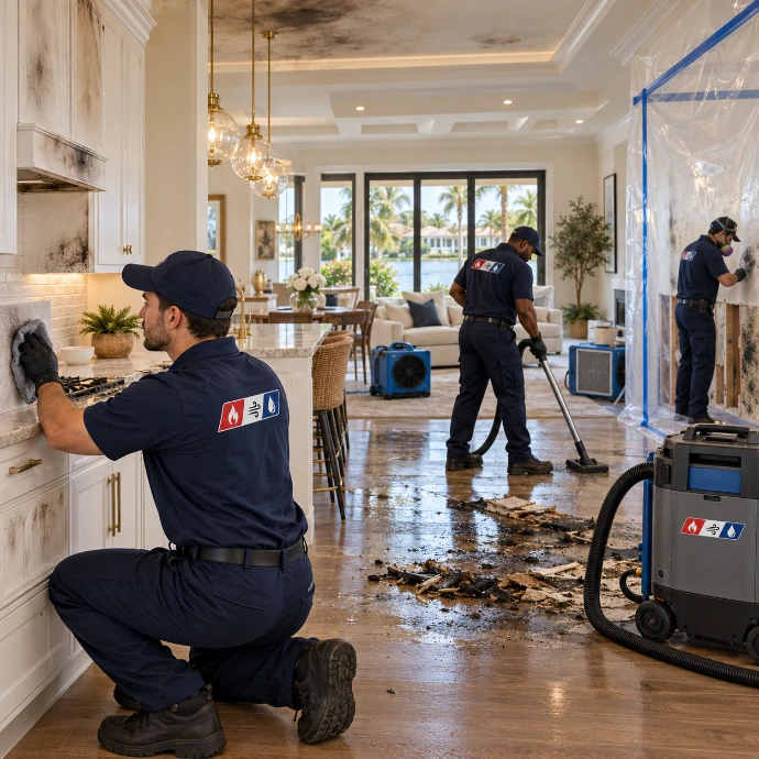 Professional Home Restoration in Progress
