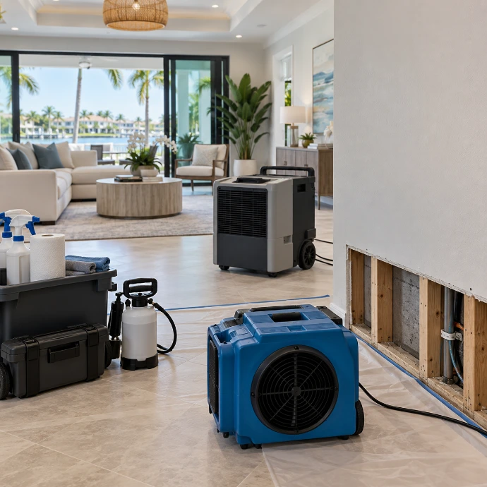 Upscale Coastal Home Restoration Setup