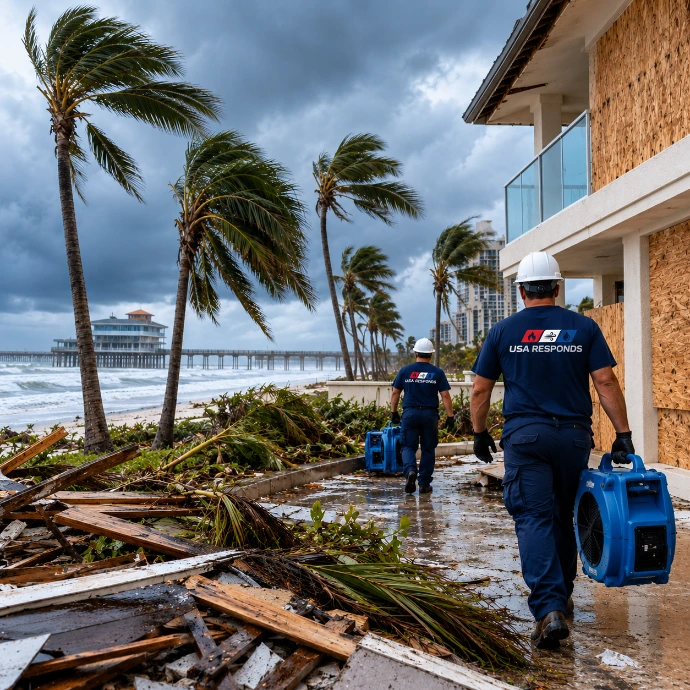 Storm Cleanup on the Windswept Coast