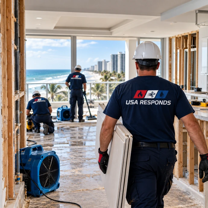 Coastal Restoration Crew at Work