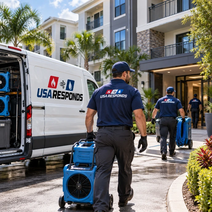 Restoration Crew Responds at Apartment Complex